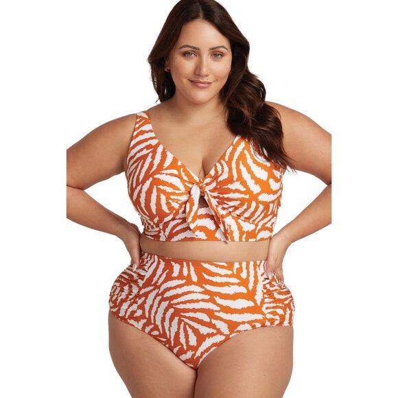 NWT Womens Size 12 Artesands April Spritz High Waist & Cezanne Top Swimsuit NEW - Picture 3 of 6